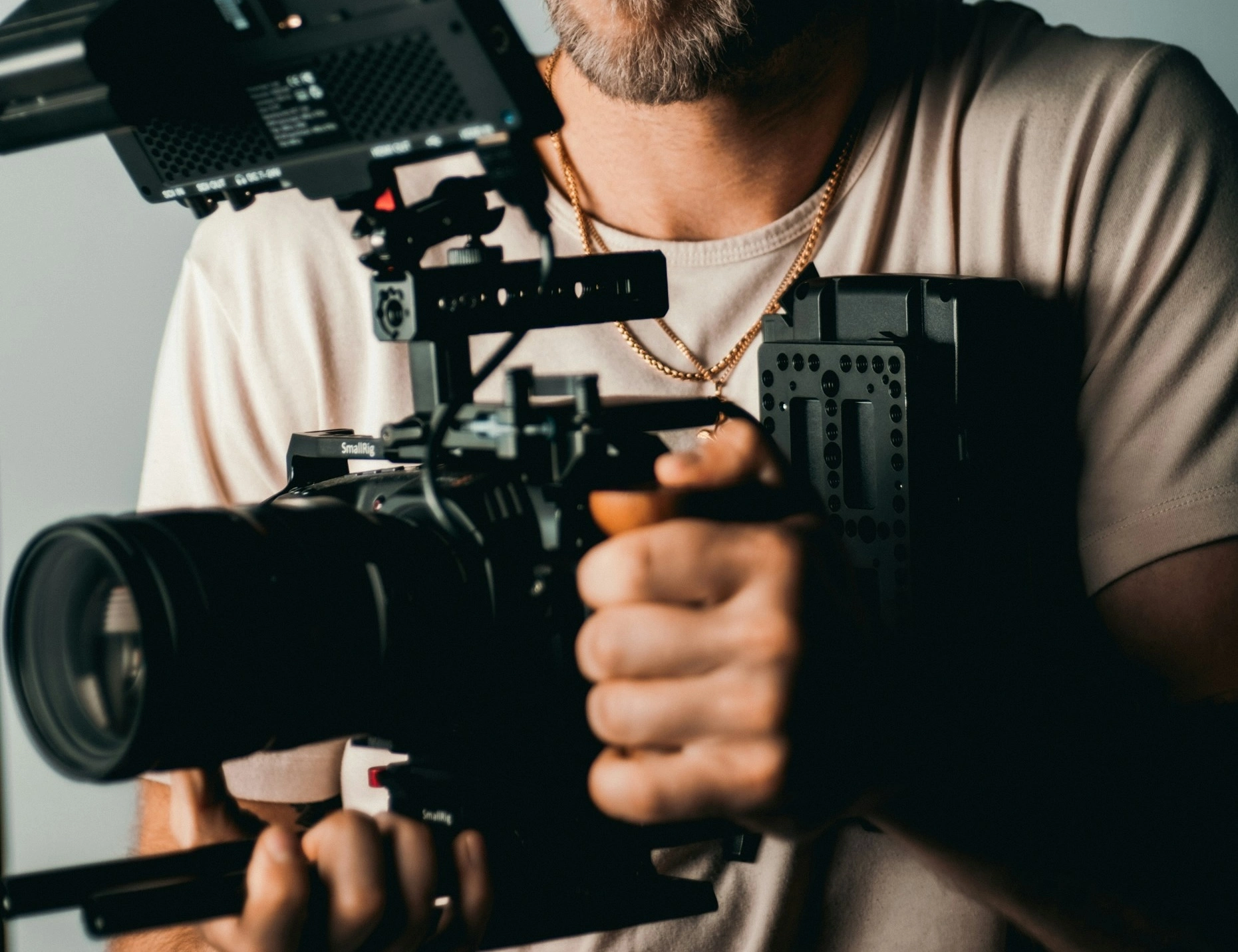 Fotógrafo trabajando